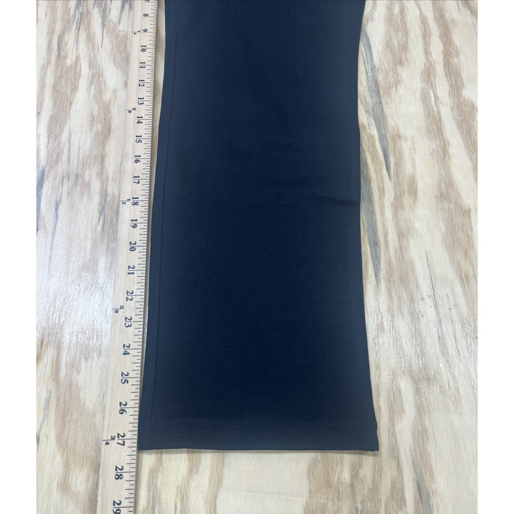 Quince Ultra Stretch Ponte Straight Leg Pants Black Size M X 27 Pull-on - Picture 9 of 11